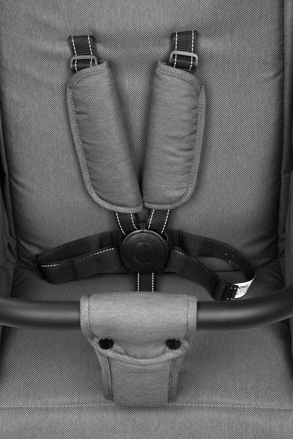 BUGGY  - Schwarz/Grau, Basics, Textil/Metall - Jimmylee