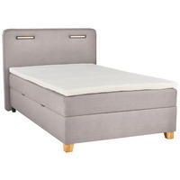 BOXBETT 120/200 cm  in Beige  - Beige, Konventionell, Holz/Textil (120/200cm) - Moderano