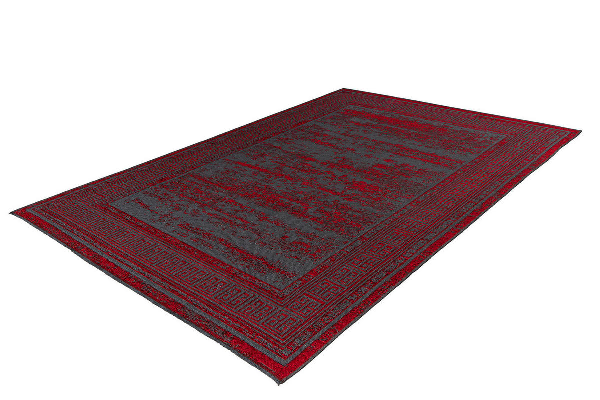 KOBEREC TKANÝ NA PLOCHO, 120/170 cm, červená - červená, Konvenční, textil (120/170cm)