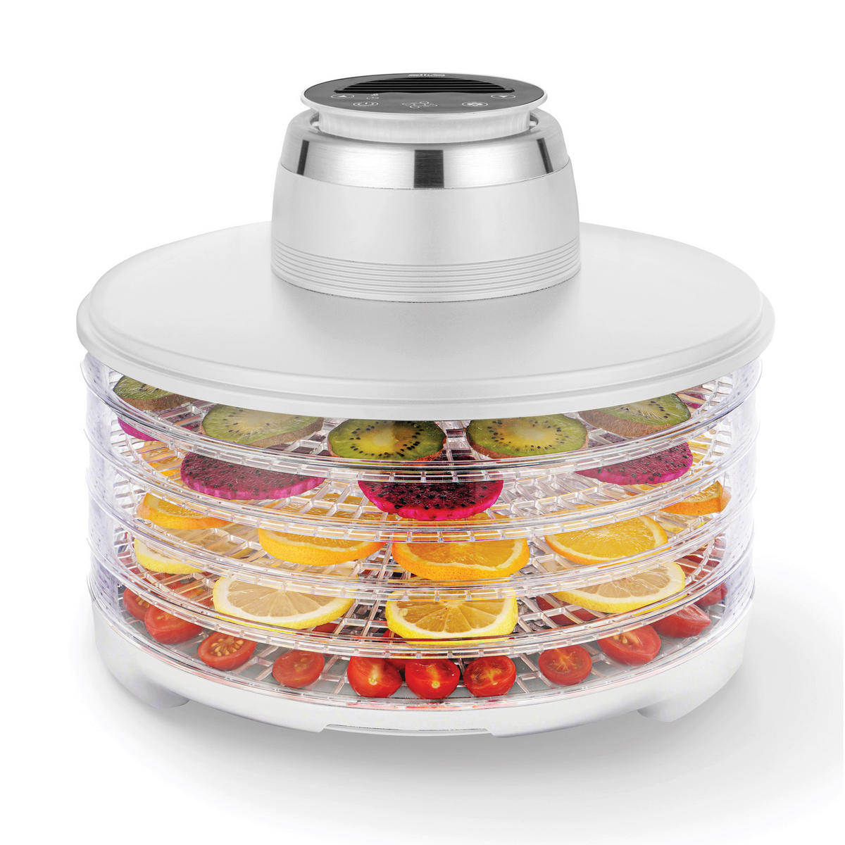 DÖRRAUTOMAT  - Edelstahlfarben/Weiß, Trend, Kunststoff (32,5/27/32,5cm)