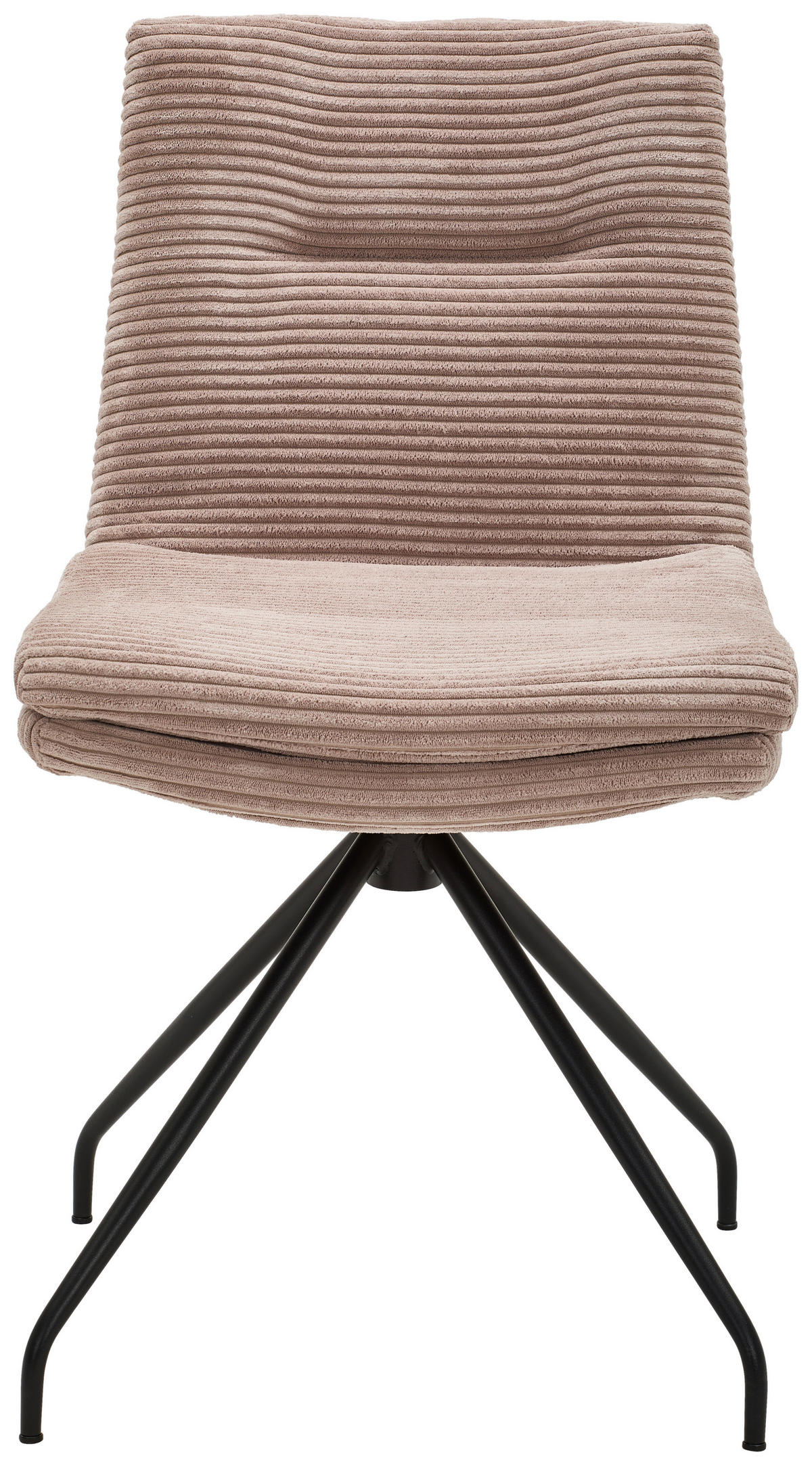 STUHL - Taupe/Schwarz, Design, Textil/Metall (50/85/64cm) - Musterring