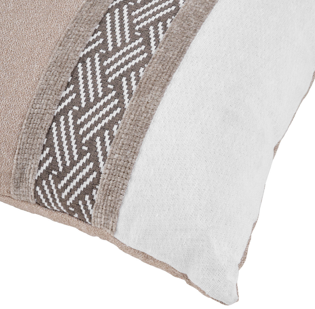 ZIERKISSEN   45/45 cm   - Cappuccino, Design, Textil (45/45cm) - Ambia Home