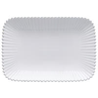 SERVIERPLATTE - Weiß Hochglanz, Basics, Keramik (30,4/21,1/3,8cm) - Costa Nova