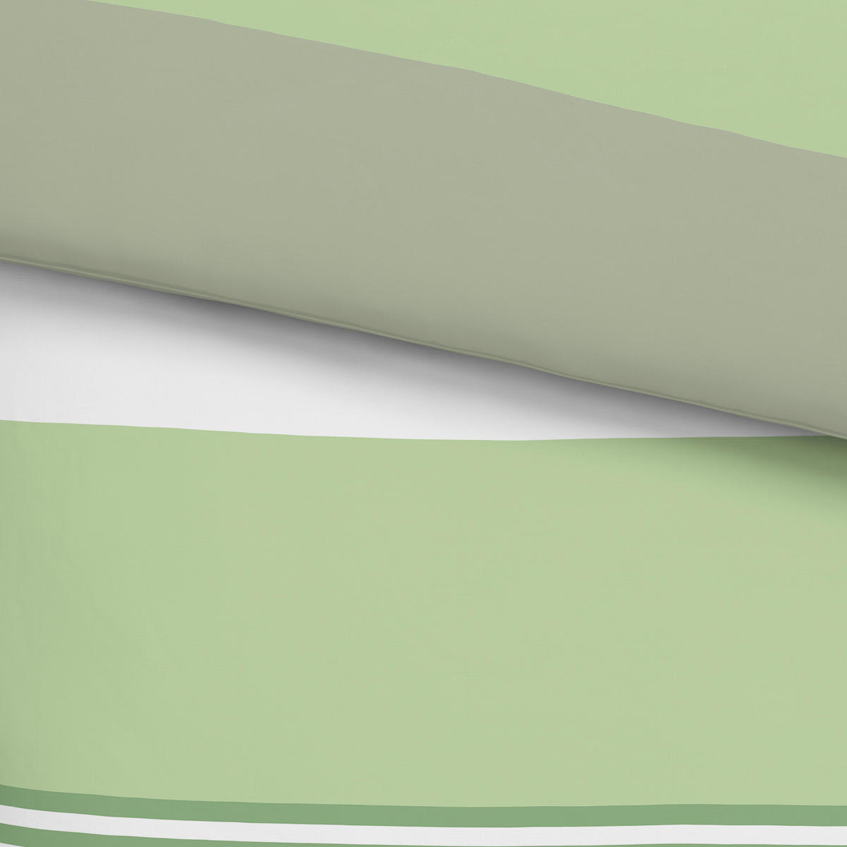 BETTWÄSCHE Manchi Renforcé 200/200 cm  - Grün, KONVENTIONELL, Textil (200/200cm) - Novel