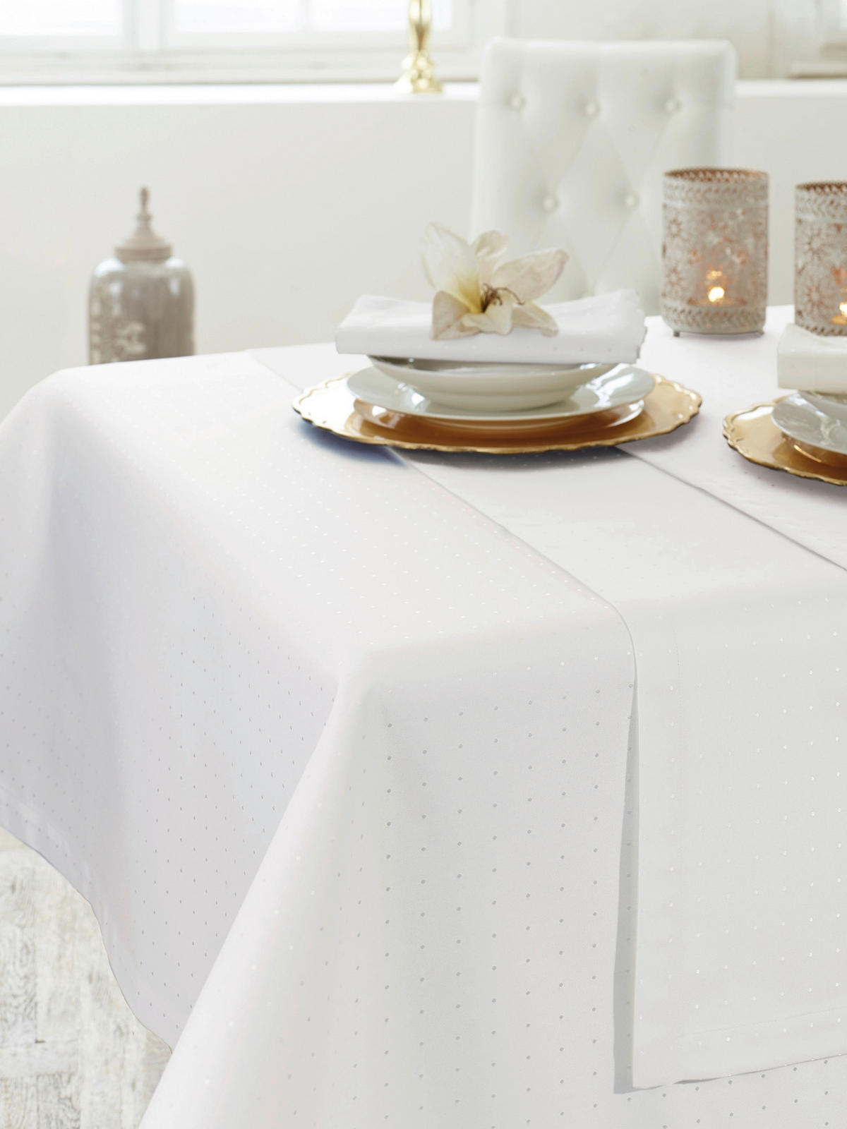 STOLNJAK 130/200 cm    - bela, Konvencionalno, tekstil (130/200cm) - Curt Bauer