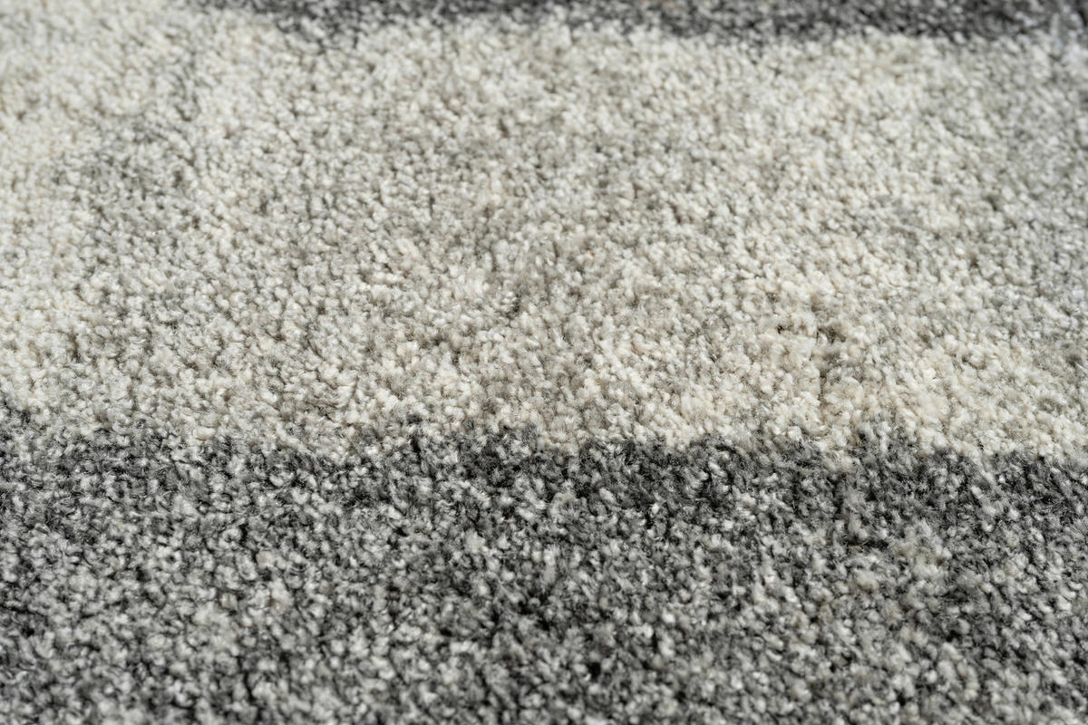 WEBTEPPICH 200/290 cm Mehari Anthrazit, Creme, Silberfarben rechteckig  - Anthrazit/Silberfarben, Basics, Kunststoff/Textil (200/290cm) - Novel