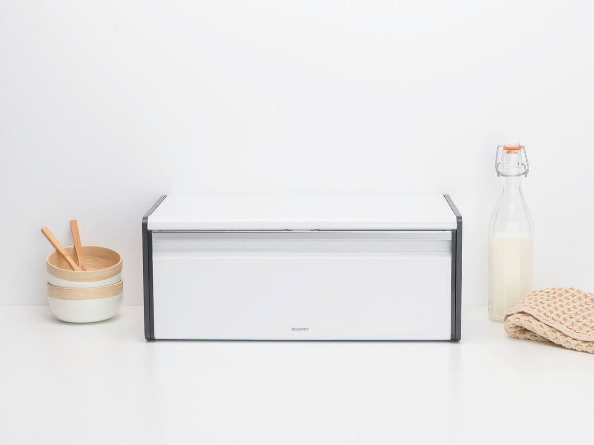 CHLEBNÍK - biela, Design, kov (46.5/18.7/25cm) - Brabantia