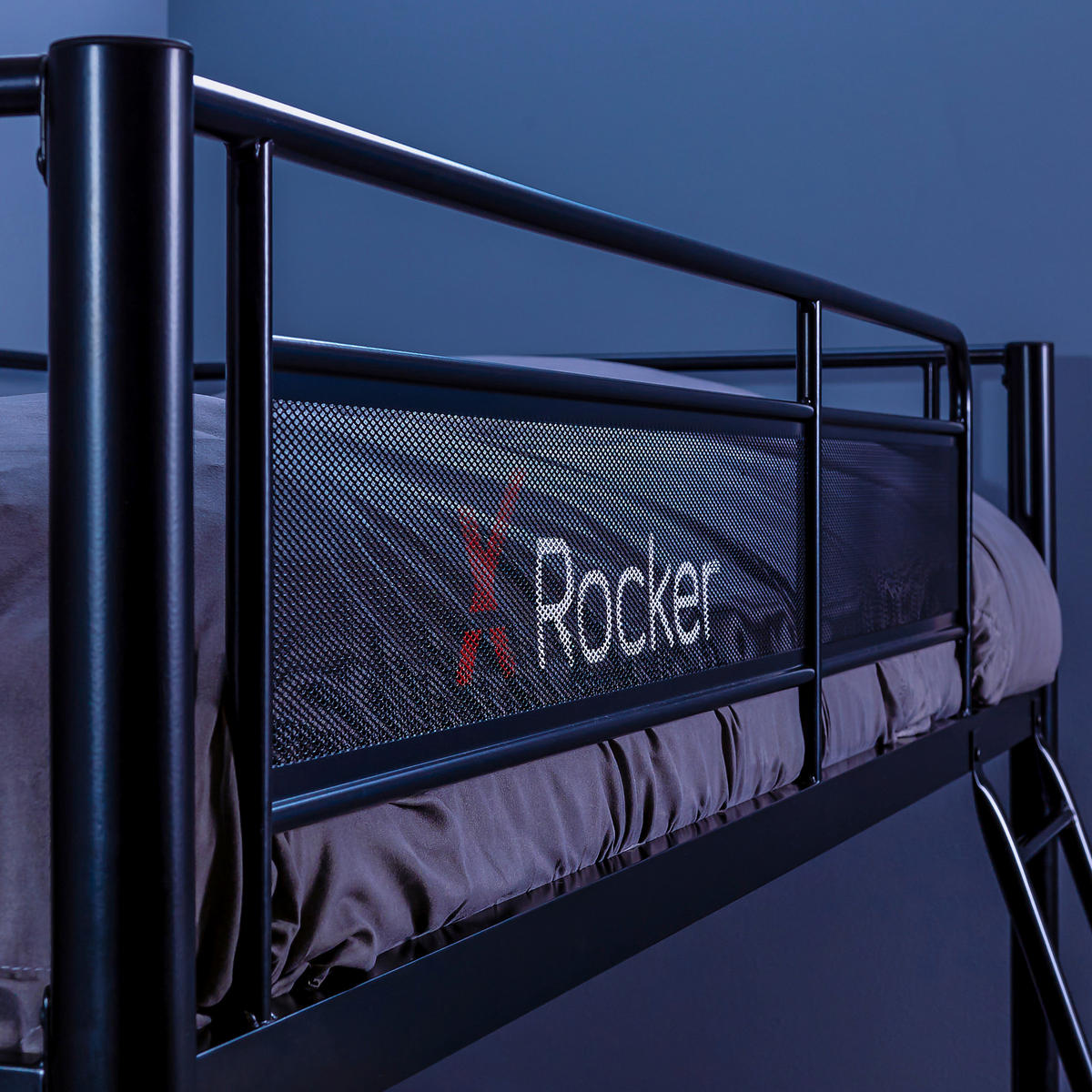 HOCHBETT 90/190 cm Schwarz Schwarz  - Schwarz, MODERN, Metall (90/190cm) - X Rocker