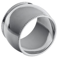 KRÚŽOK NA OBRÚSKY - strieborná, Design, kov (4,75/2,75cm) - Ambia Home