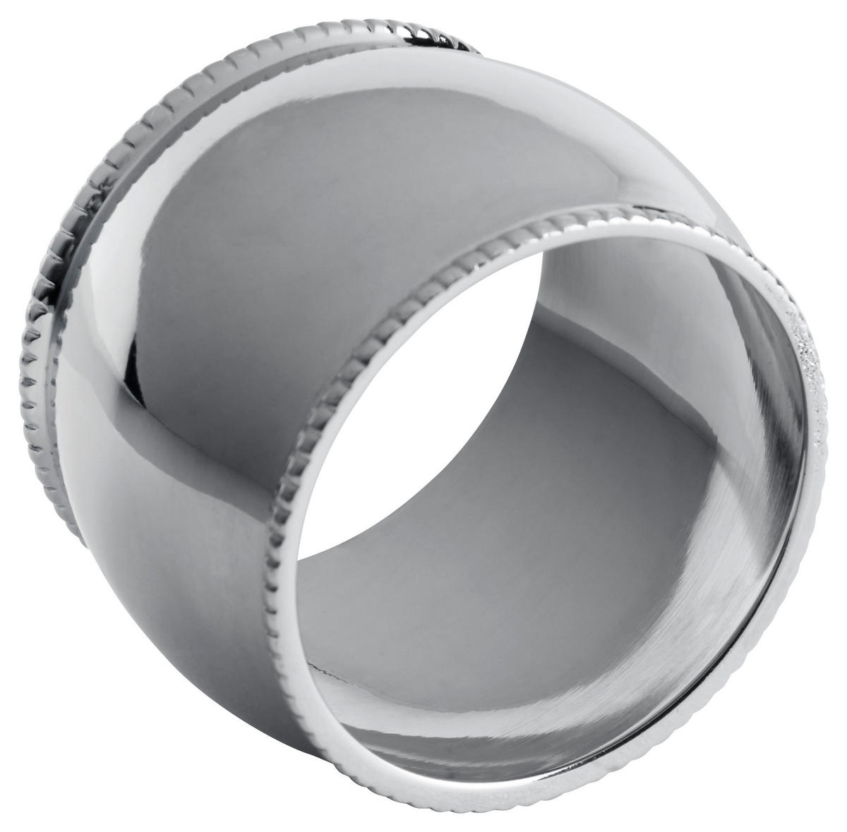 KRÚŽOK NA OBRÚSKY - strieborná, Design, kov (4,75/2,75cm) - Ambia Home