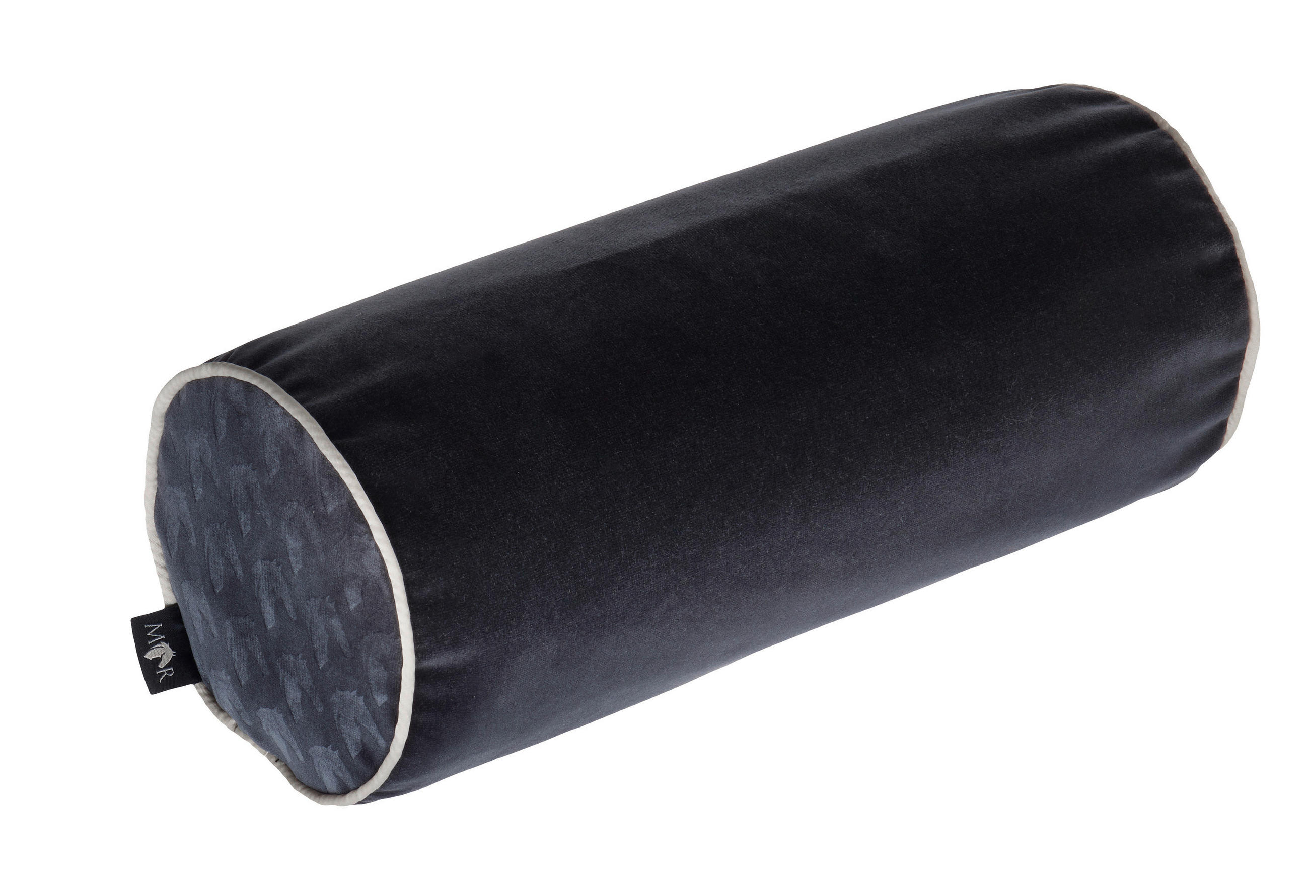 NACKENROLLENBEZUG Marcel.Remus.Design- Campos schwarz 15/40 cm  - Schwarz, Design, Textil (15/40cm) - Marcel Remus