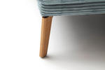 ECKSOFA Sandfarben, Beige Cord  - Sandfarben/Eichefarben, Design, Holz/Textil (292/203cm) - Pure Home Lifestyle