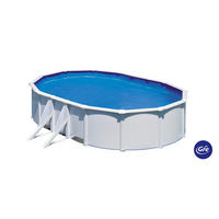 POOL-SET 2024 500/300/120 cm  - Weiß, KONVENTIONELL, Metall (500/300/120cm) - Gre