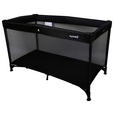 REISEBETT   - Schwarz, Basics, Kunststoff/Textil (120/60/74cm) - My Baby Lou