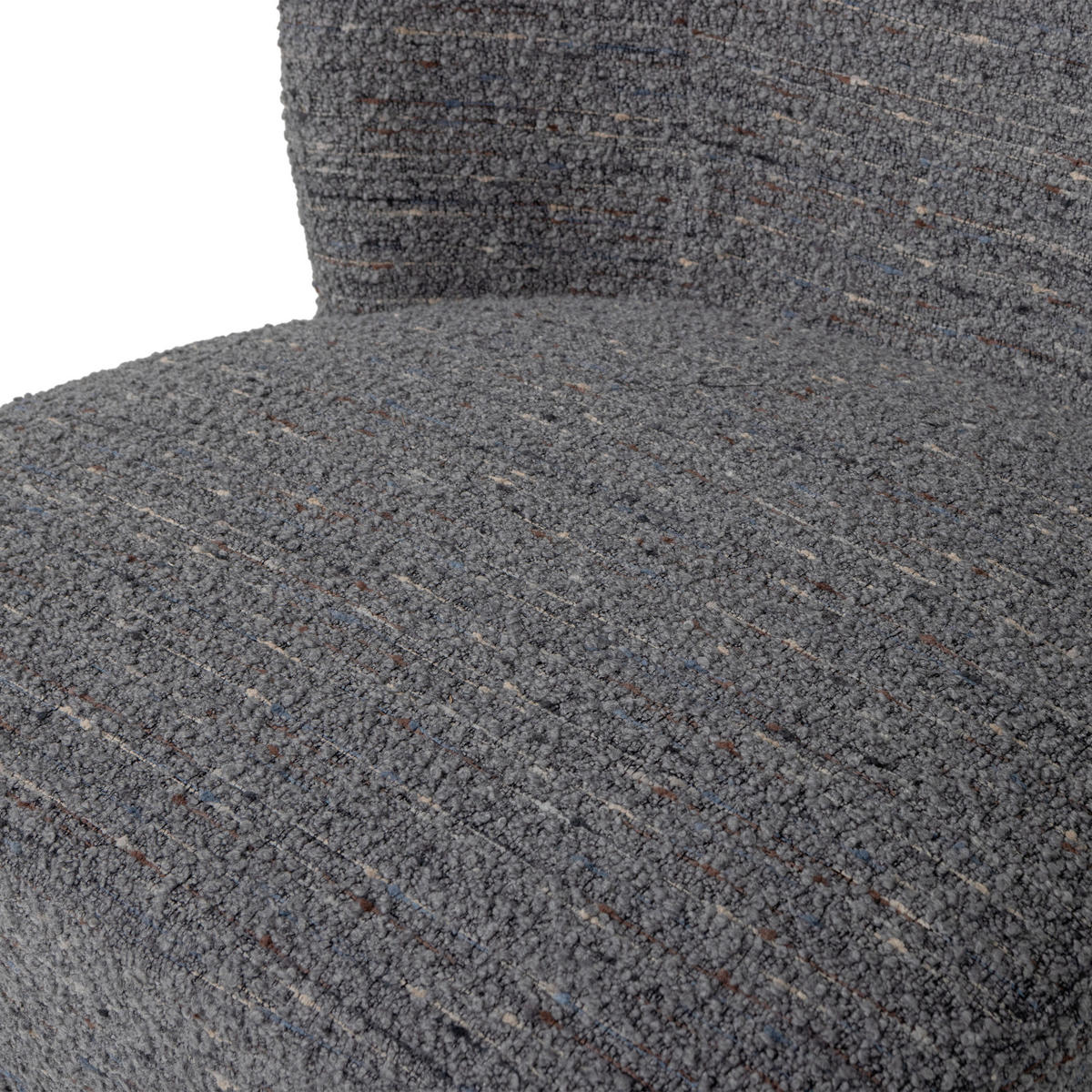 SESSEL in Webstoff Grau  - Schwarz/Grau, MODERN, Textil/Metall (74/75/65cm) - Livetastic
