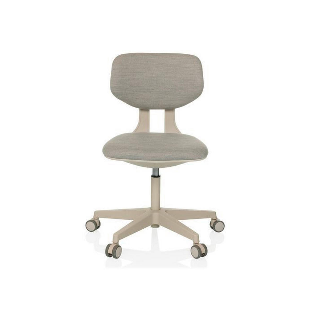 OTOČNÁ ŽIDLE PRO MLÁDEŽ, šedá - šedá/šedobílá, Moderní, textil/plast (51/72 - 87/51cm) - MID.YOU