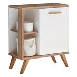 WASCHBECKENUNTERSCHRANK 60,5/65,0/33,0 cm  - Eichefarben/Weiß, KONVENTIONELL, Holzwerkstoff (60,5/65,0/33,0cm) - Xora