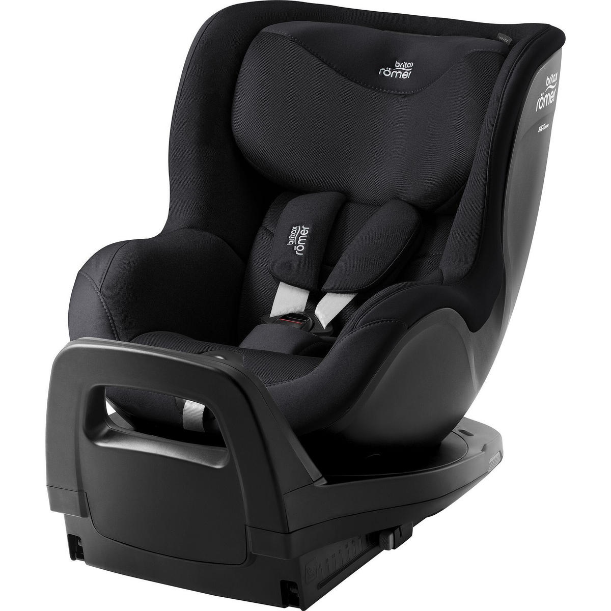 REBOARDER-KINDERSITZ Dualfix Pro  - Schwarz, Basics, Kunststoff/Textil (44/48/74cm) - Britax Römer