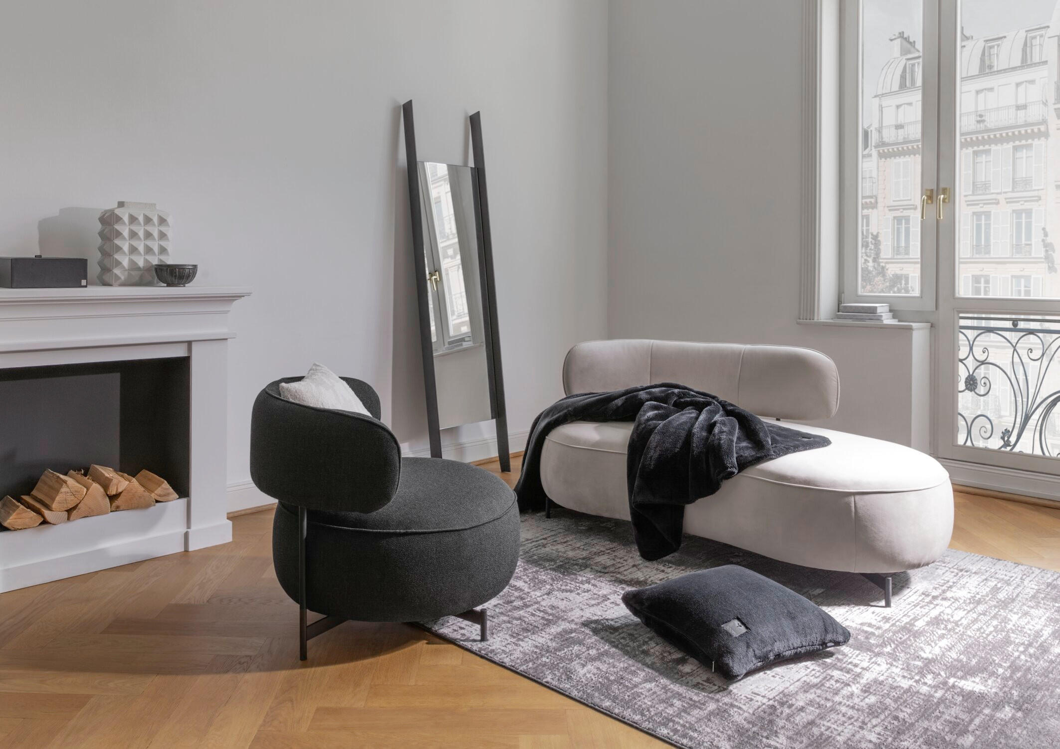DÍSZPÁRNAHUZAT 50/50 cm  - fekete, Design, textil (50/50cm) - Joop!