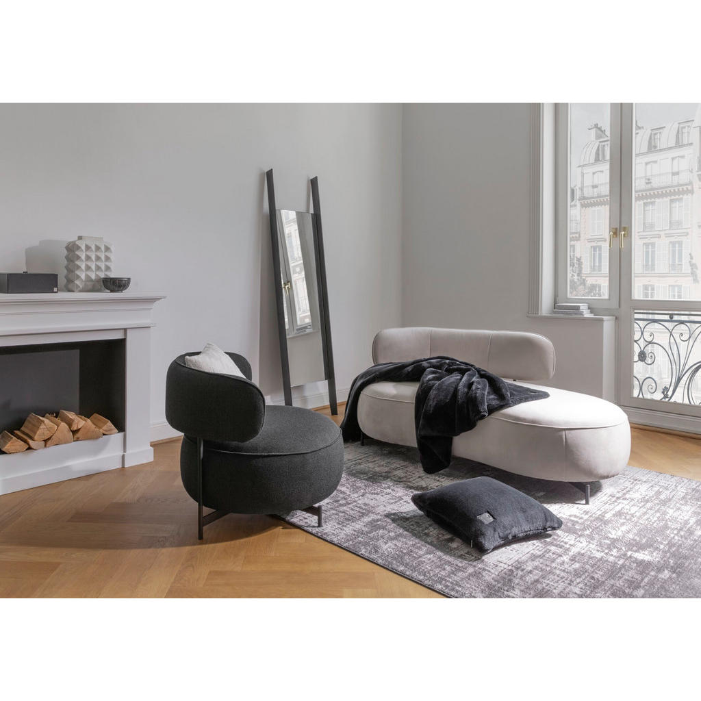 Thumbnail - Joop! Plaid J!Sleek, Schwarz, Textil, Uni, 150x200 cm, pflegeleicht, Wohntextilien, Decken, Plaids