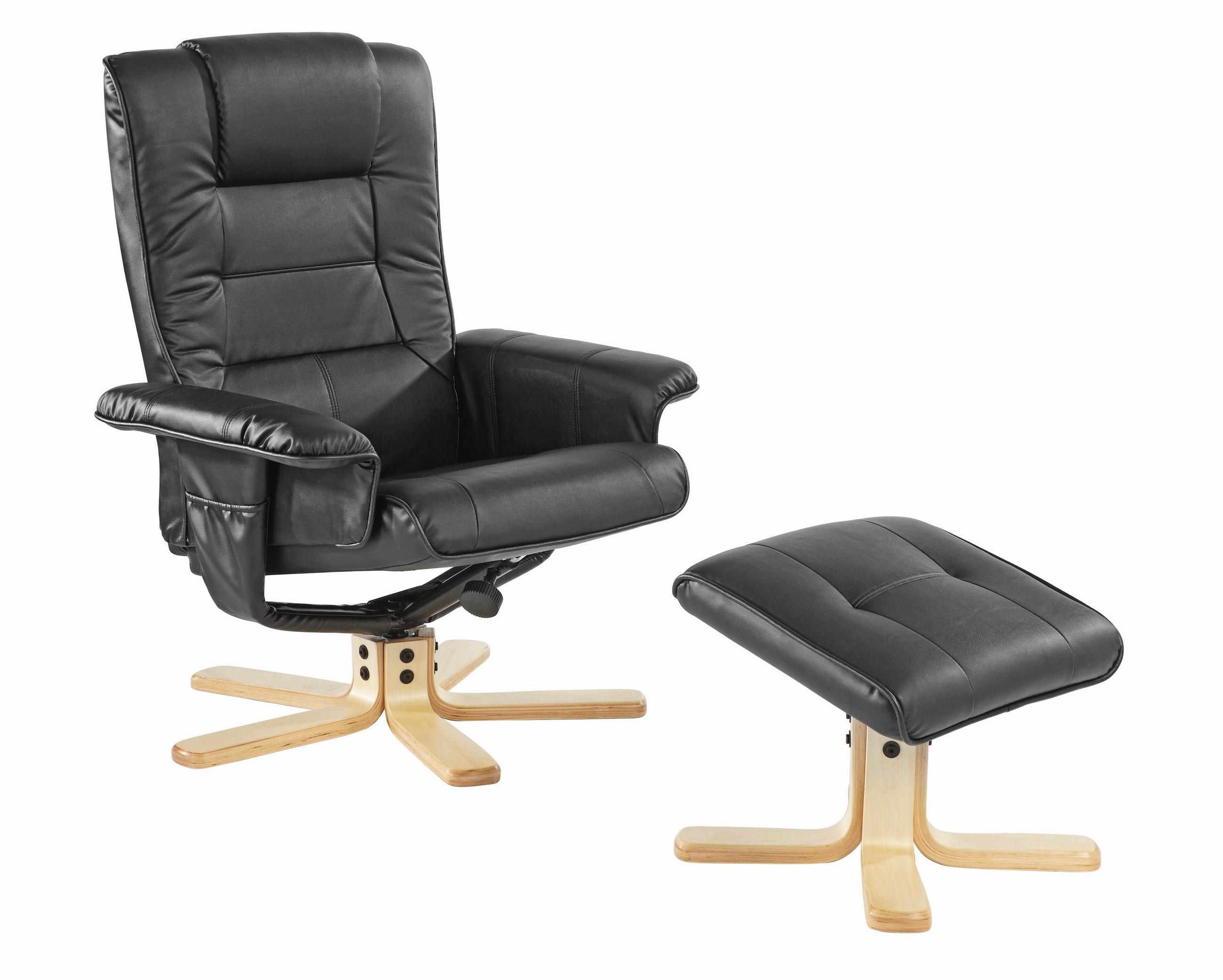 TV-FOTELJ,  črna les, kovina, tekstil - črna, Design, kovina/tekstil (81/78-100,5/100-92cm) - Boxxx