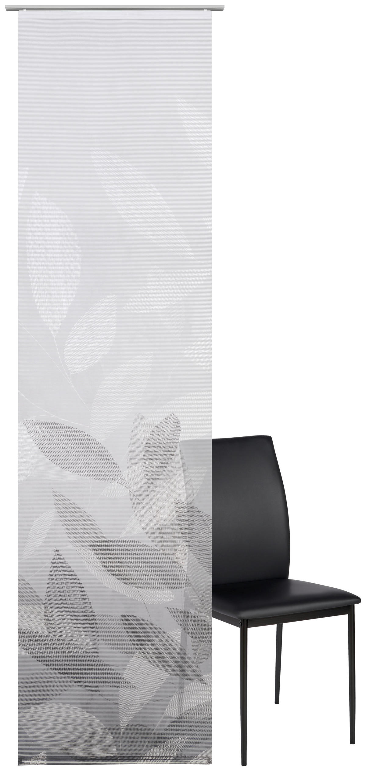 FLÄCHENVORHANG   halbtransparent   60/245 cm  - Grau, Natur, Textil (60/245cm) - Novel