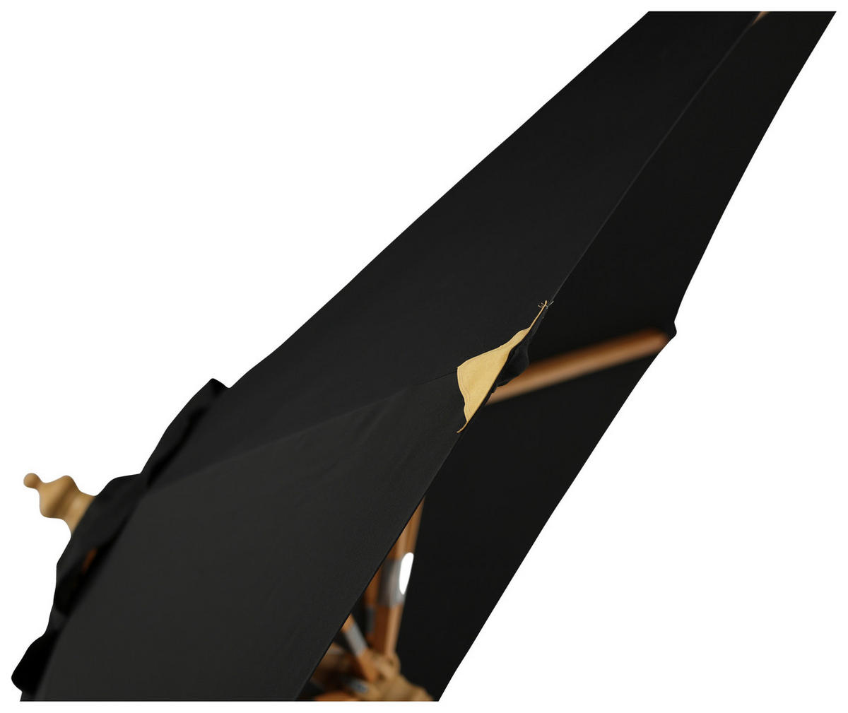 SONNENSCHIRM 270 cm  - Schwarz, KONVENTIONELL (270/250cm) - Gardenson