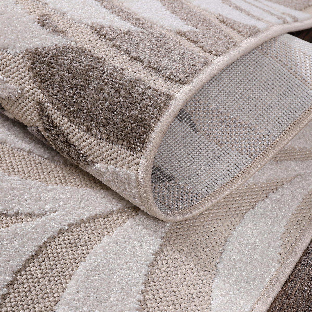 STAZA 80/200 cm   bež  Floral  - bež, Lifestyle, tekstil/plastika (80/200cm)