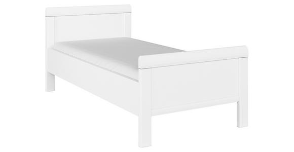 BETT 120/200 cm  in Weiß  - Weiß, Design, Holzwerkstoff (120/200cm) - Novel