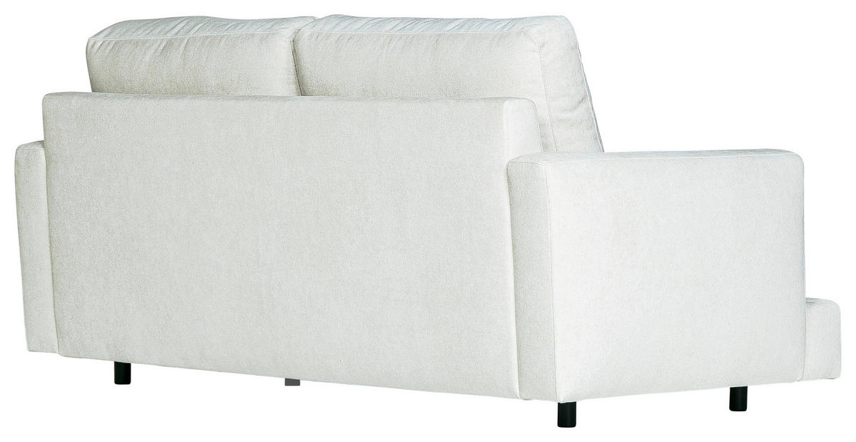 2,5-SITS SOFFA i vit, beige  - vit/beige, Klassisk, trä/textil (186/87/105cm) - Best Price