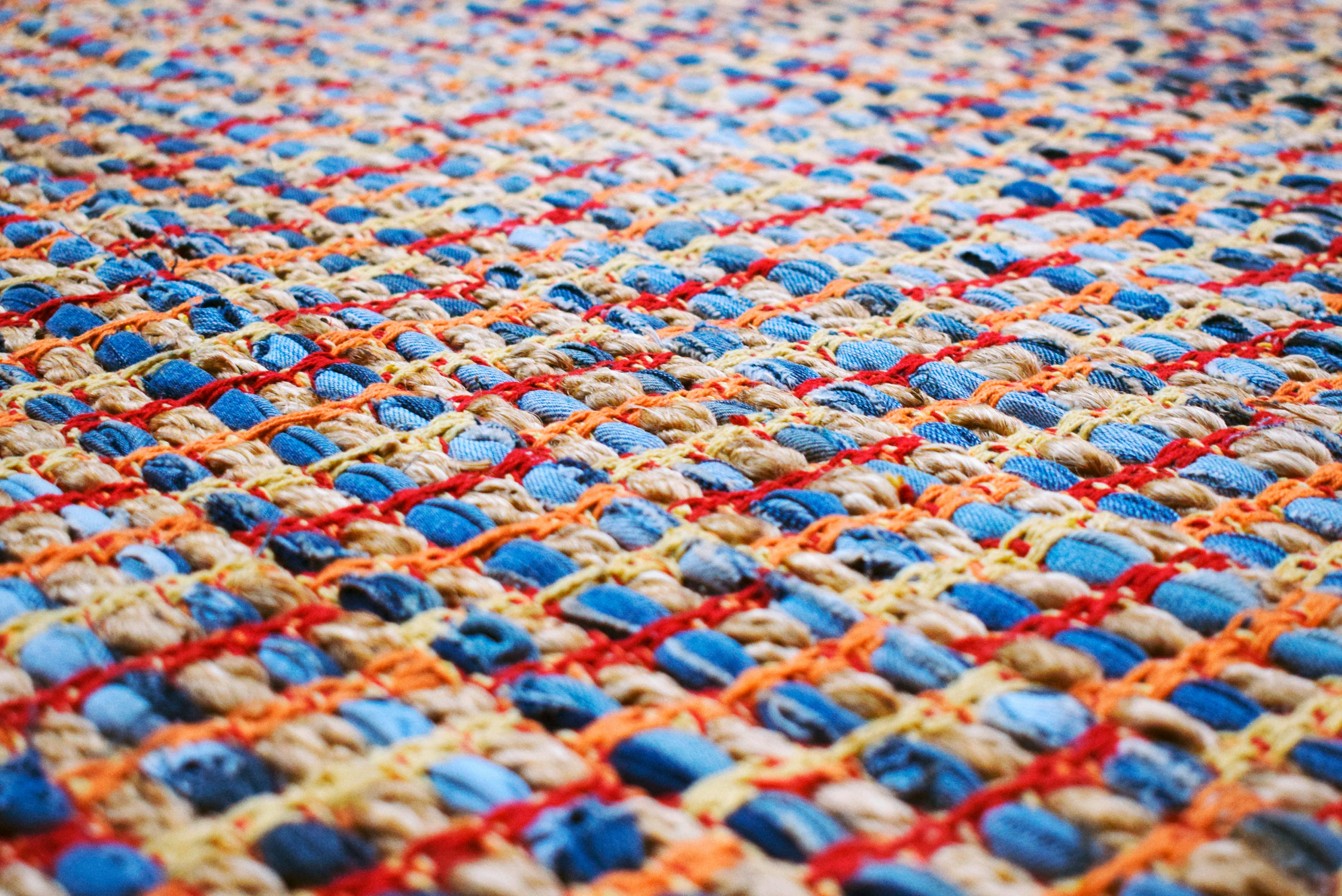 Thumbnail - Linea Natura Juteteppich, Mehrfarbig, Textil, Abstraktes, rechteckig, 120x170 cm, pflegeleicht, Teppiche & Böden, Teppic...