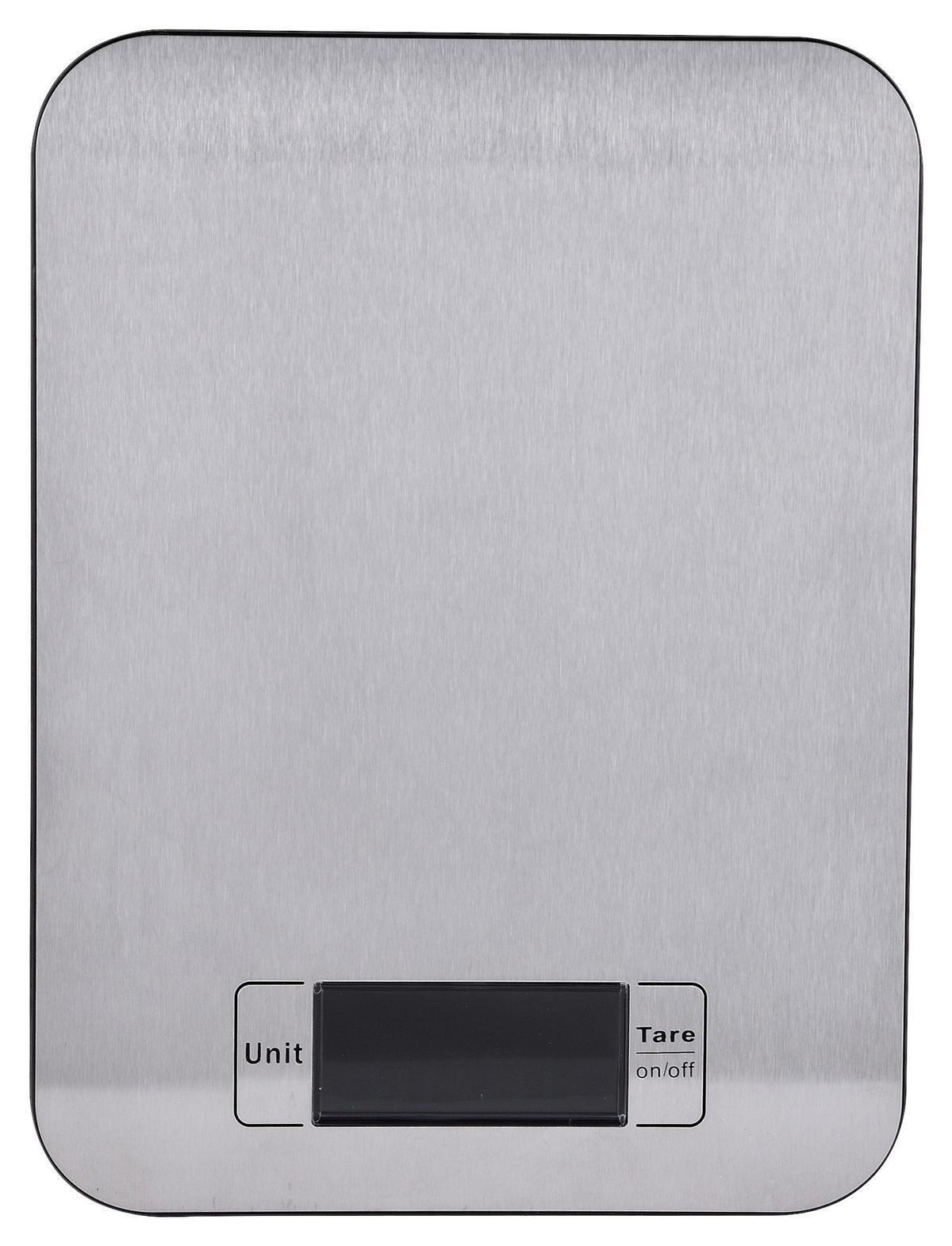 KÜCHENWAAGE  - Silberfarben, Basics, Kunststoff/Metall (1,5/14/21,5cm)