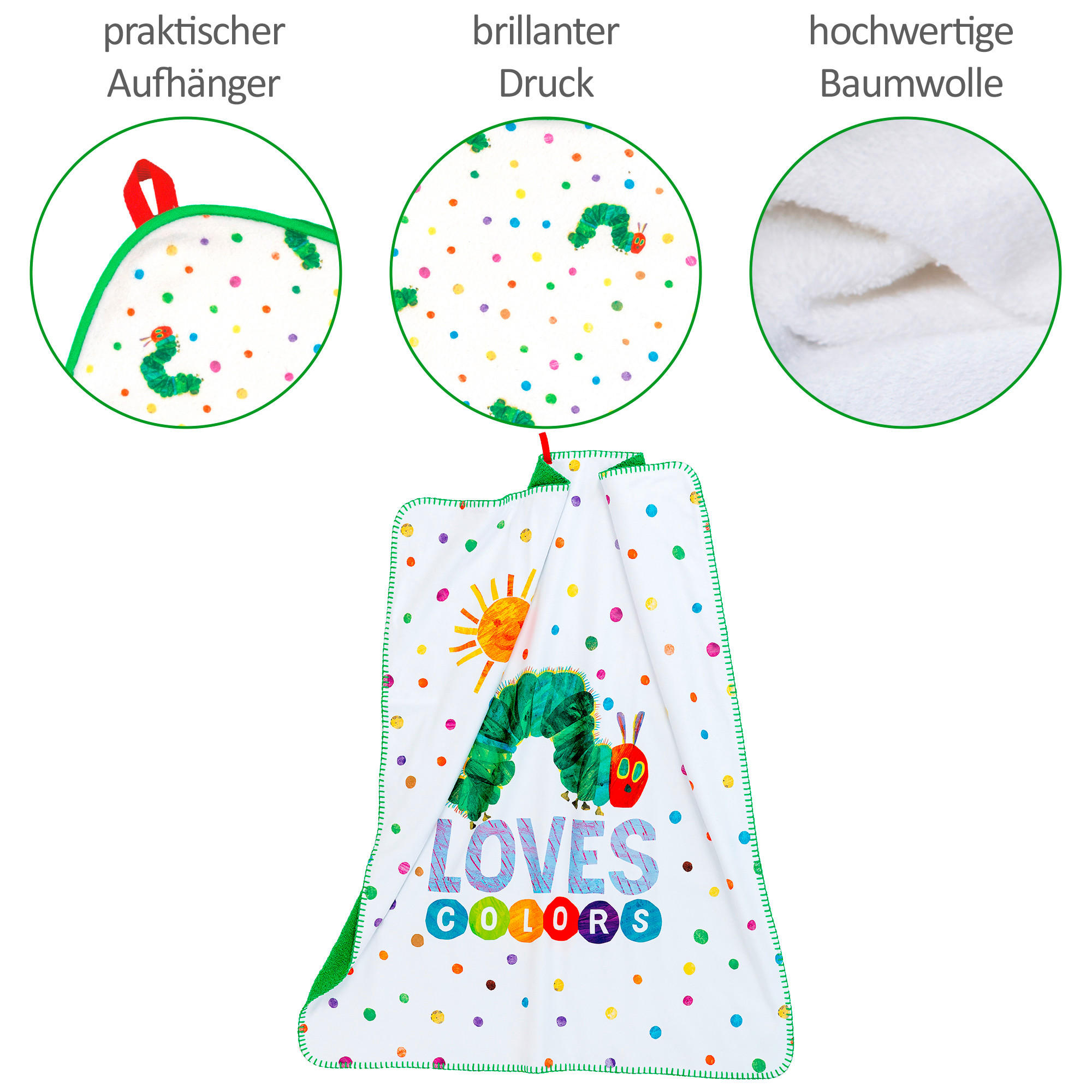 SCHMUSEDECKE RAUPE  75/90 cm  - Multicolor, Basics, Textil (75/90cm)