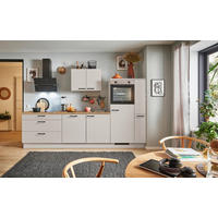 KÜCHENBLOCK PN 80 280 cm  in Eichefarben, Kaschmir  - Kaschmir/Eichefarben, Design, Holzwerkstoff/Metall (280cm) - Pino