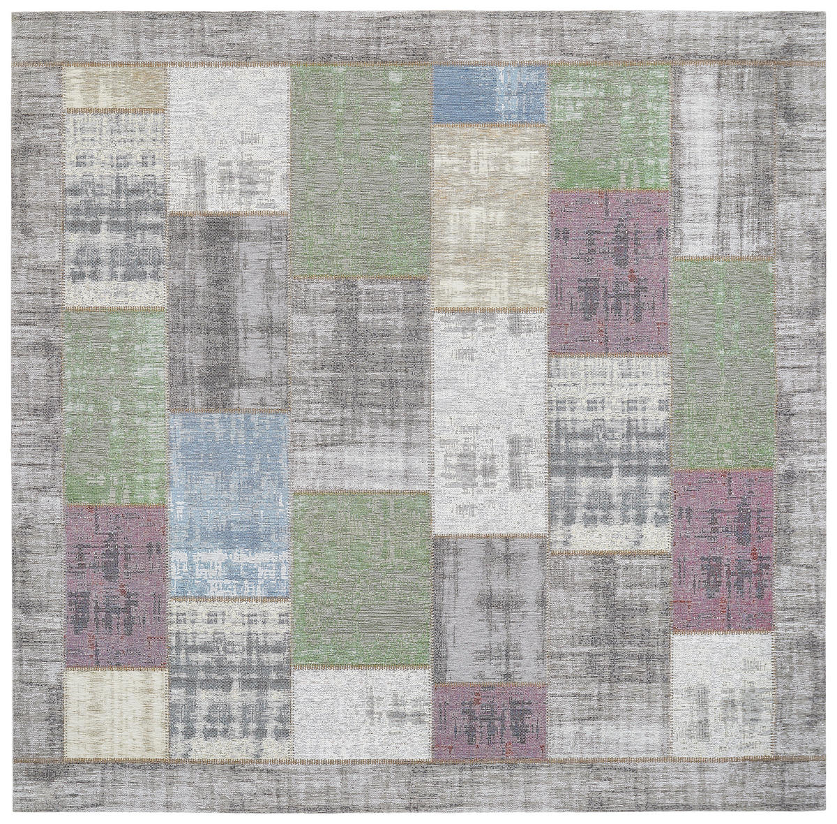 FLACHWEBETEPPICH 200/200 cm Multicolor  - Multicolor, Trend, Textil (200/200cm) - Novel