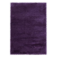 KOBEREC S VYSOKÝM VLASEM, 80/150 cm, fialová - fialová, Basics, textil (80/150cm) - Novel
