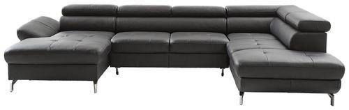 Novel SEDACIA SÚPRAVA, koža, čierna