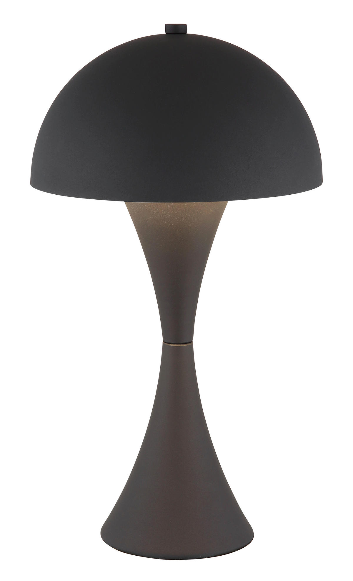 TISCHLEUCHTE - Schwarz, Design, Kunststoff/Metall (20/36,1cm) - Globo