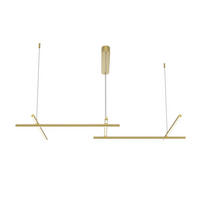 PENDELLEUCHTE  54.3/310/121.4 cm   - Goldfarben, Design, Metall (54.3/310/121.4cm) - MAYTONI