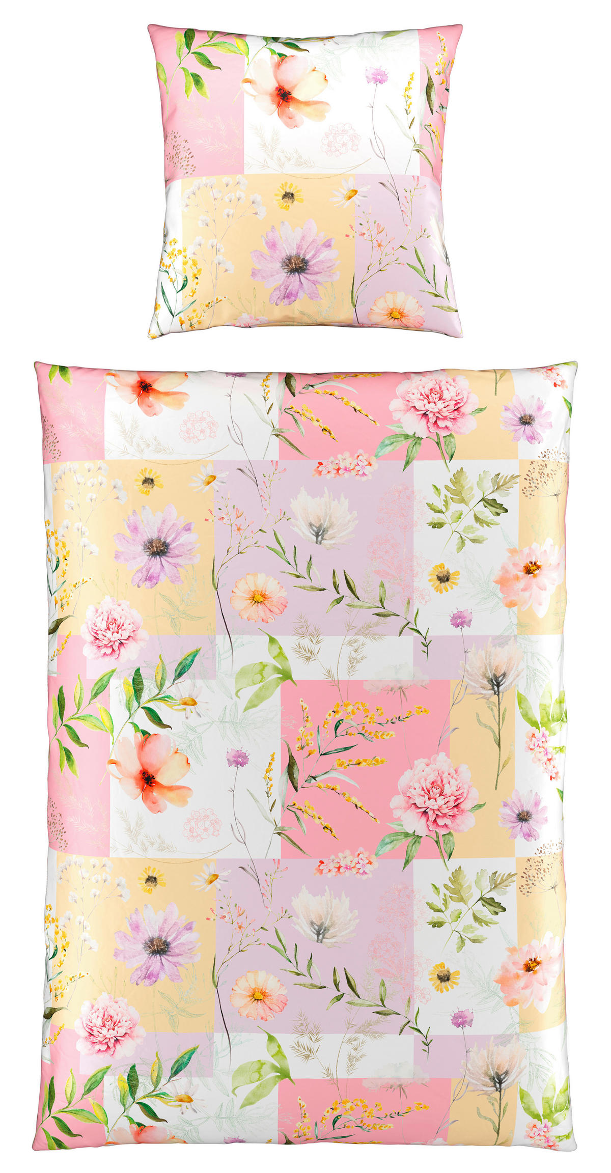 BETTWÄSCHE Satin 135/200 cm  - Multicolor, Textil (135/200cm) - Esposa