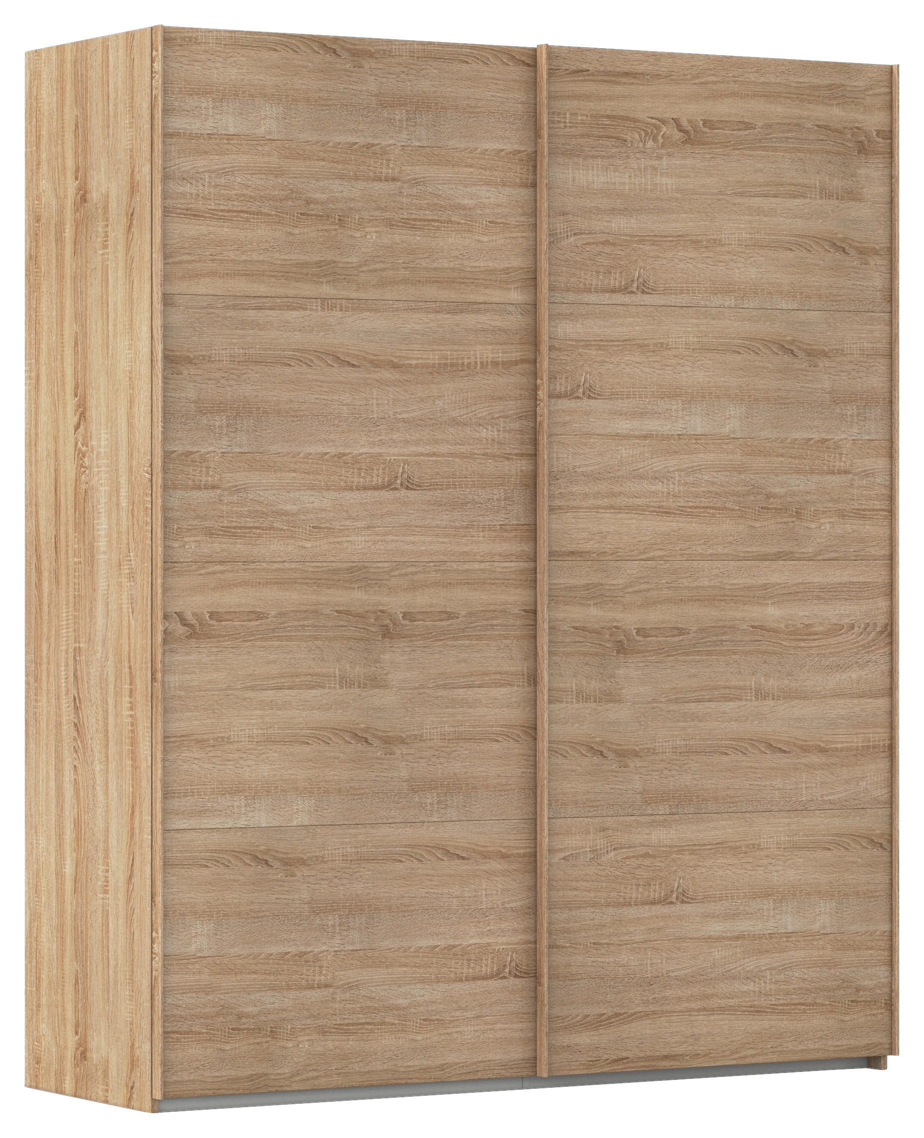 SCHWEBETÜRENSCHRANK 181/223/68 cm 2-türig Sonoma Eiche  - Sonoma Eiche, Design, Holzwerkstoff/Kunststoff (181/223/68cm) - Novel