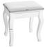 HOCKER Webstoff Kiefer massiv Grau, Weiß - Weiß/Grau, LIFESTYLE, Holz/Textil (40/45/30cm) - Landscape HOCKER Webstoff Kiefer massiv Grau, Weiß - Weiß/Grau, LIFESTYLE, Holz/Textil (40/45/30cm) - Landscape