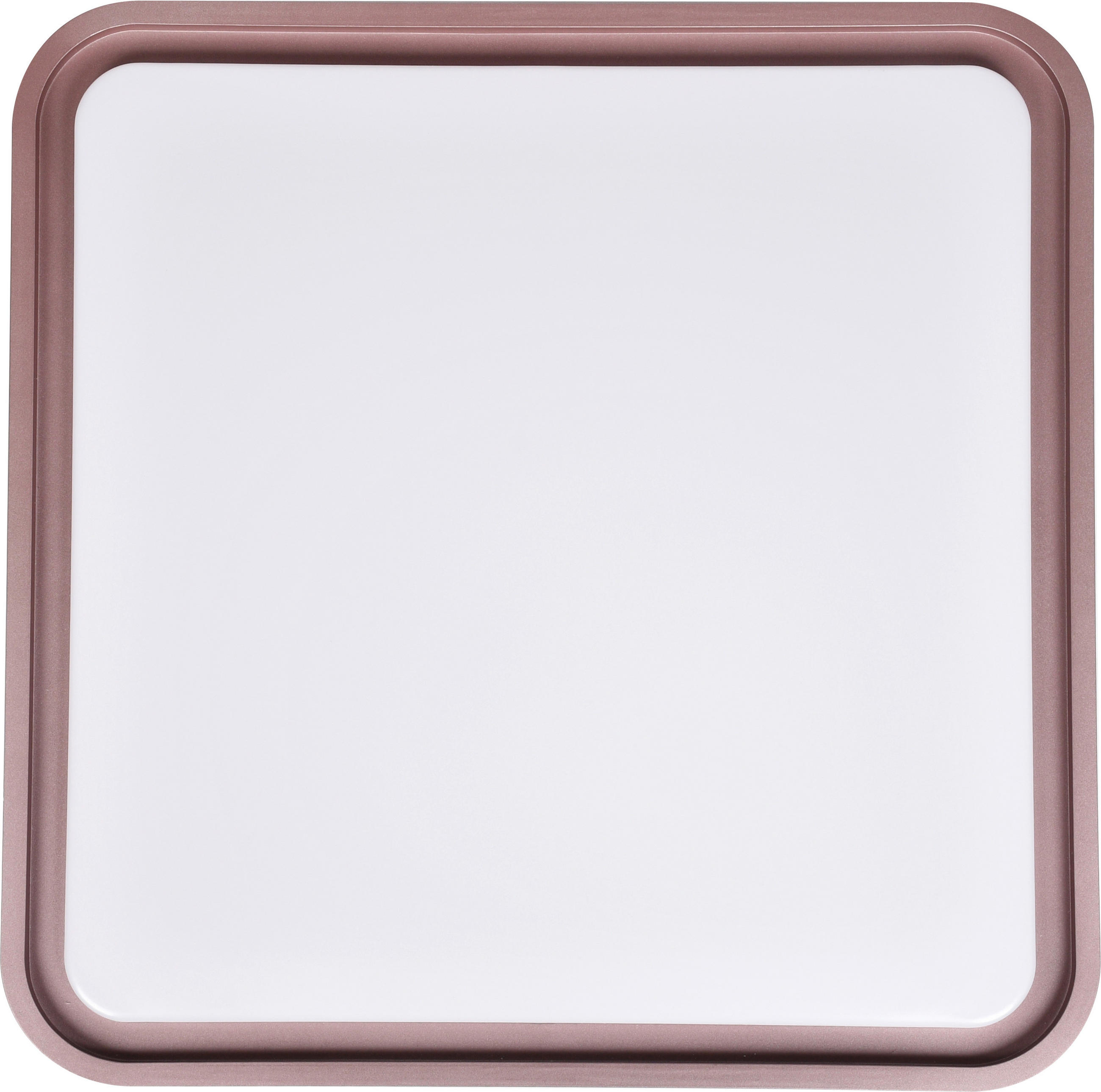 PLAFONIERĂ CU LED - maro/alb, Basics, plastic/metal (43,5/8,5/43,5cm)