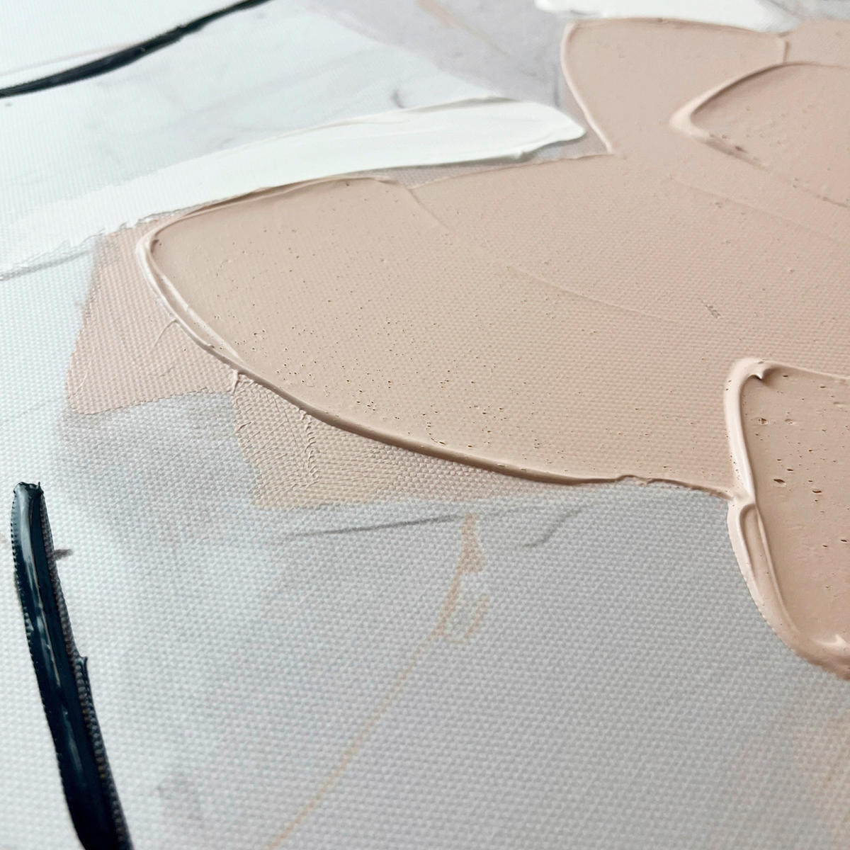 LEINWANDBILD Abstraktes 70/100 cm  - Multicolor, Basics, Holz/Textil (70/100cm)