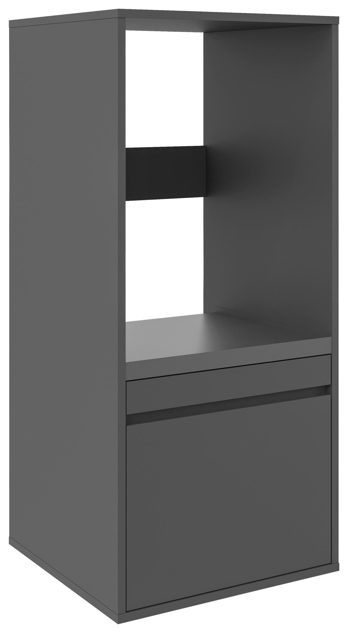 WASCHMASCHINENSCHRANK 67,5/151,8/67,5 cm  in Anthrazit  - Anthrazit, Basics, Holzwerkstoff (67,5/151,8/67,5cm) - Xora