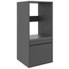 WASCHMASCHINENSCHRANK 67,5/151,8/67,5 cm  in Anthrazit  - Anthrazit, Basics, Holzwerkstoff (67,5/151,8/67,5cm) - Xora