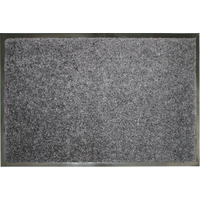 FUßMATTE  40/60 cm  Blau, Grau  - Blau/Grau, KONVENTIONELL, Textil (40/60cm) - Esposa
