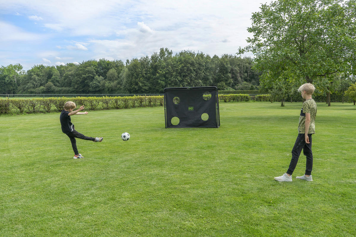 FUßBALLTOR EXIT COPPA - Schwarz, KONVENTIONELL, Kunststoff/Metall (220/170/170cm) - EXIT Toys