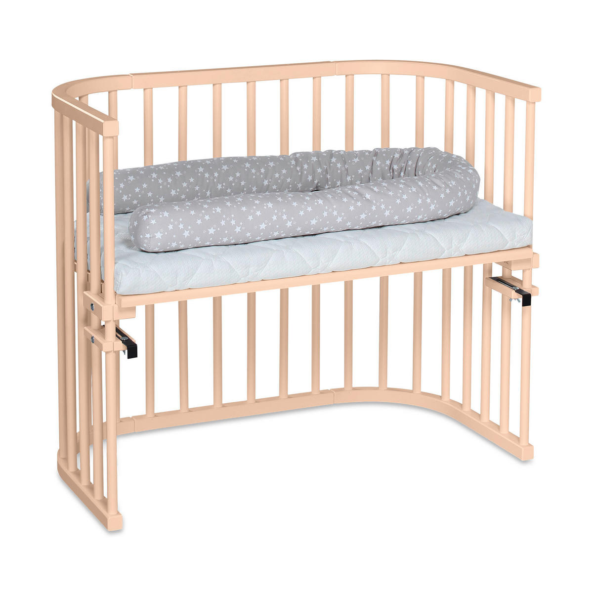 BEISTELLBETT 96/54/79 cm  - Beige, Basics, Holz (96/54/79cm) - Babybay