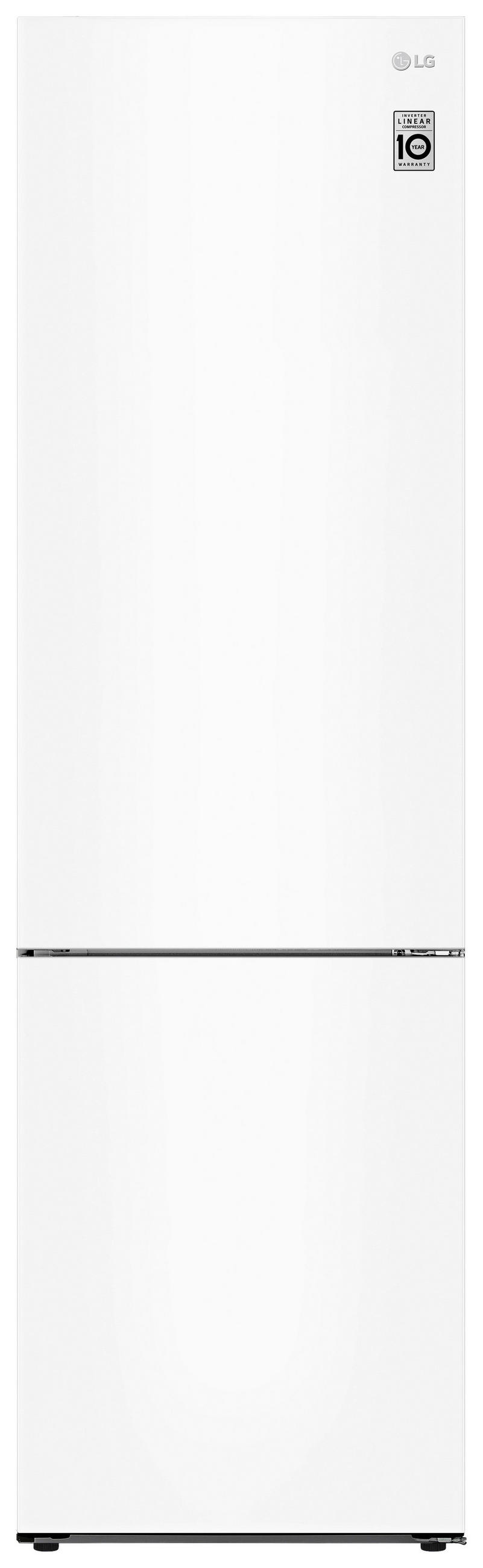 KÜHL-GEFRIER-KOMBINATION 59,5/203/67,5 cm GBP62SWNAC  - Weiß, Trend, Glas/Kunststoff (59,5/203/67,5cm) - LG